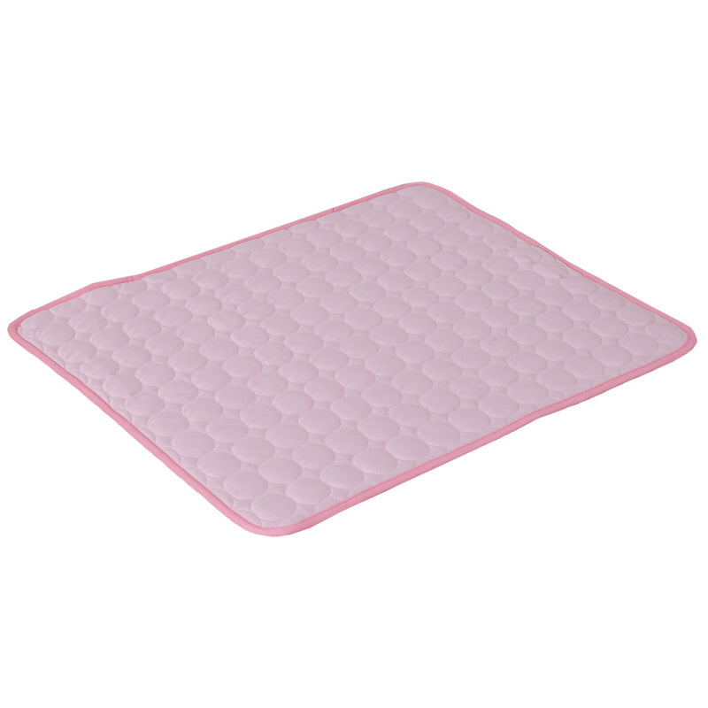 Dog Summer Cooling Mat 3 Size Pet Ice Pad Cool Cold Silk Moisture-Proof Cooler Sofa Mats Portable Tour Sleeping Pet Accessories