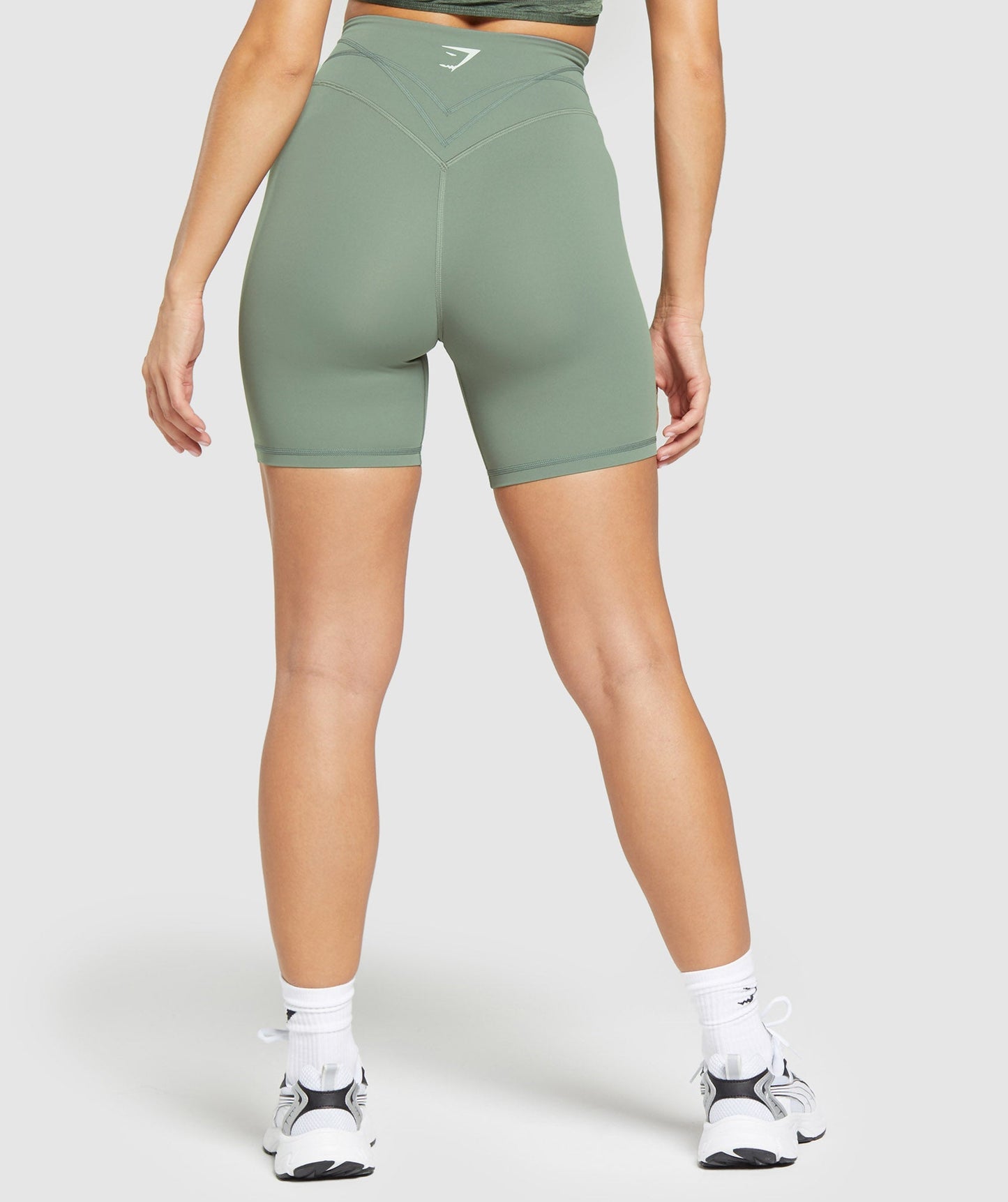 Gymshark Stitch Feature Shorts - Unit Green